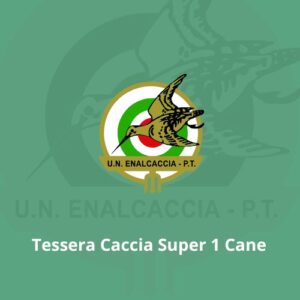 Tessera Caccia Super con copertura 1 cane 2025