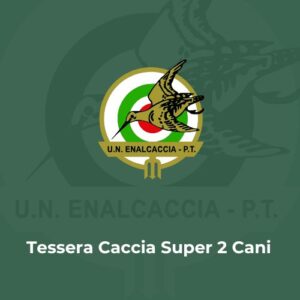 Tessera Caccia Super con copertura 2 cani 2025
